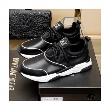 Armani 2020 Mens Leather Sneakers  - 알마니 2020 남성용 레더 스니커즈 ARMS0240,Size(240 