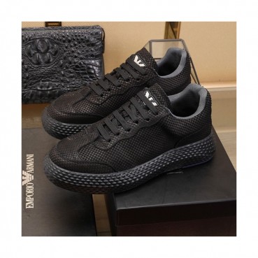 Armani 2020 Mens Leather Sneakers  - 알마니 2020 남성용 레더 스니커즈 ARMS0231,Size(240 
