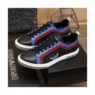 Armani 2020 Mens Leather Sneakers  - 알마니 2020 남성용 레더 스니커즈 ARMS0226,Size(240 