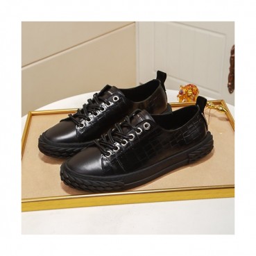 Giuseppe Zanoti 2020 Mens Leather Sneakers - 쥬세페자노티 2020 남성용 레더 스니커즈 GZS0062,Size(240 