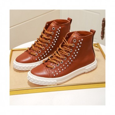 Giuseppe Zanoti 2020 Mens Leather Sneakers - 쥬세페자노티 2020 남성용 레더 스니커즈 GZS0060,Size(240 