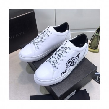 Philipp plein 2020 Mens Leather Sneakers  - 필립플레인 2020 남성용 레더 스니커즈 PPS0199,Size(240 