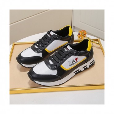 Armani 2020 Mens Leather Sneakers  - 알마니 2020 남성용 레더 스니커즈 ARMS0212,Size(240 