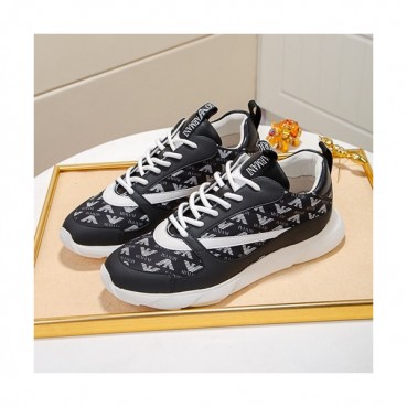 Armani 2020 Mens Leather Sneakers  - 알마니 2020 남성용 레더 스니커즈 ARMS0211,Size(240 