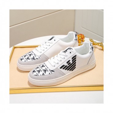 Armani 2020 Mens Leather Sneakers  - 알마니 2020 남성용 레더 스니커즈 ARMS0209,Size(240 