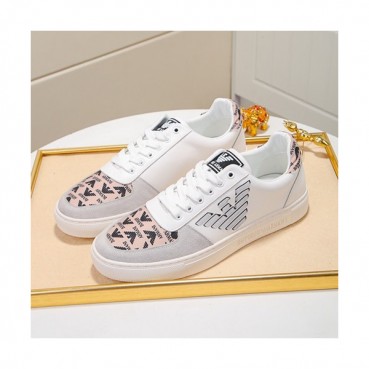 Armani 2020 Mens Leather Sneakers  - 알마니 2020 남성용 레더 스니커즈 ARMS0208,Size(240 