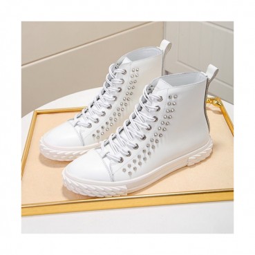 Giuseppe Zanoti 2020 Mens Leather Sneakers - 쥬세페자노티 2020 남성용 레더 스니커즈 GZS0058,Size(240 