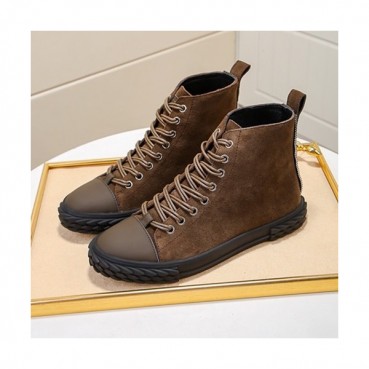 Giuseppe Zanoti 2020 Mens Leather Sneakers - 쥬세페자노티 2020 남성용 레더 스니커즈 GZS0056,Size(240 
