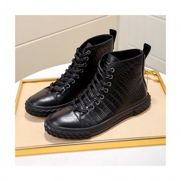 Giuseppe Zanoti 2020 Mens Leather Sneakers - 쥬세페자노티 2020 남성용 레더 스니커즈 GZS0054,Size(240 