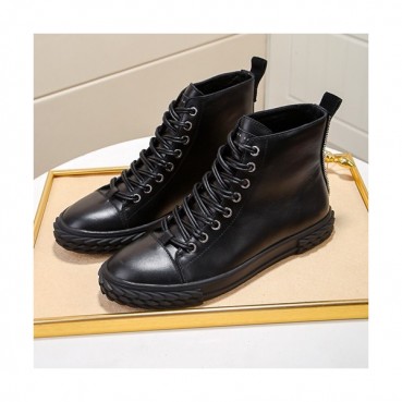Giuseppe Zanoti 2020 Mens Leather Sneakers - 쥬세페자노티 2020 남성용 레더 스니커즈 GZS0053,Size(240 