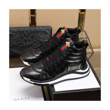 Gucci 2020 Mens Leather Sneakers - 구찌 2020 남성용 레더 스니커즈 GUCS0808,Size(240 