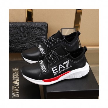 Armani 2020 Mens Leather Sneakers  - 알마니 2020 남성용 레더 스니커즈 ARMS0200,Size(240 