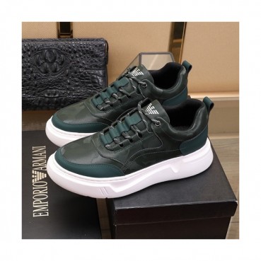 Armani 2020 Mens Leather Sneakers  - 알마니 2020 남성용 레더 스니커즈 ARMS0187,Size(240 