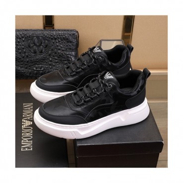 Armani 2020 Mens Leather Sneakers  - 알마니 2020 남성용 레더 스니커즈 ARMS0186,Size(240 