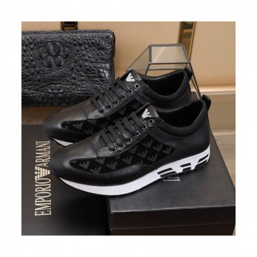 Armani 2020 Mens Leather Sneakers  - 알마니 2020 남성용 레더 스니커즈 ARMS0185,Size(240 