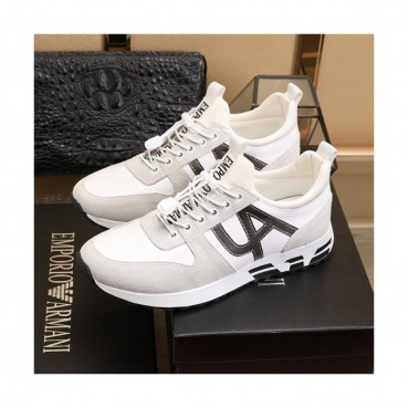 Armani 2020 Mens Leather Sneakers  - 알마니 2020 남성용 레더 스니커즈 ARMS0183,Size(240 