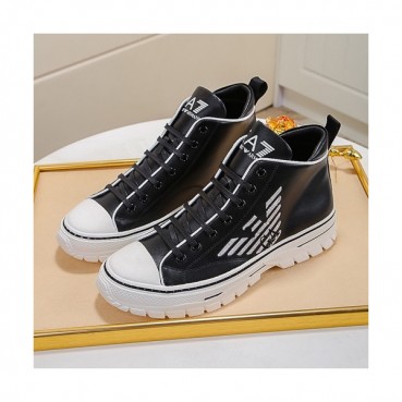 Armani 2019 Mens Leather Sneakers  - 알마니 2019 남성용 레더 스니커즈 ARMS0181,Size(240 