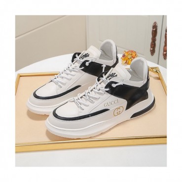 Gucci 2020 Mens Leather Sneakers - 구찌 2020 남성용 레더 스니커즈 GUCS0779,Size(240 