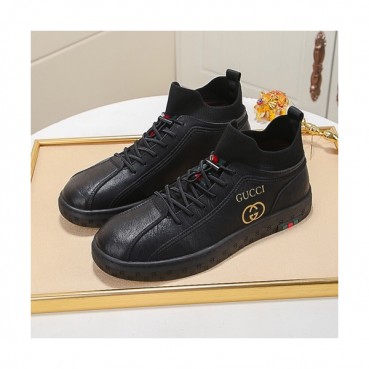 Gucci 2019 Mens Leather Sneakers - 구찌 2019 남성용 레더 스니커즈 GUCS0776,Size(240 
