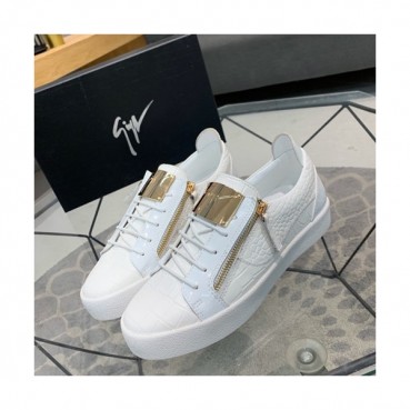 Giuseppe Zanoti 2020 Mens Leather Sneakers - 쥬세페자노티 2020 남성용 레더 스니커즈 GZS0049,Size(240 