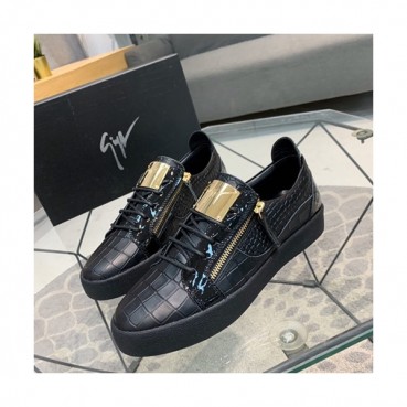 Giuseppe Zanoti 2020 Mens Leather Sneakers - 쥬세페자노티 2020 남성용 레더 스니커즈 GZS0048,Size(240 