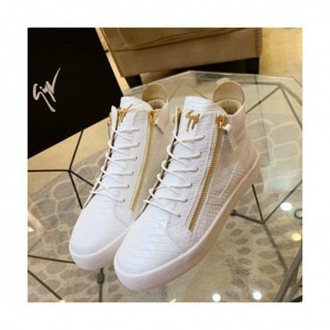 Giuseppe Zanoti 2020 Mens Leather Sneakers - 쥬세페자노티 2020 남성용 레더 스니커즈 GZS0047,Size(240 