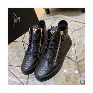 Giuseppe Zanoti 2020 Mens Leather Sneakers - 쥬세페자노티 2020 남성용 레더 스니커즈 GZS0046,Size(240 