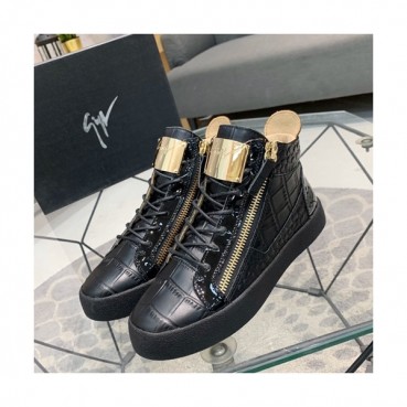 Giuseppe Zanoti 2020 Mens Leather Sneakers - 쥬세페자노티 2020 남성용 레더 스니커즈 GZS0044,Size(240 