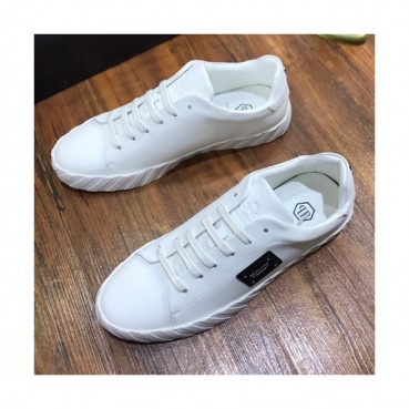 Philipp plein 2020 Mens Leather Sneakers  - 필립플레인 2020 남성용 레더 스니커즈 PPS0180,Size(240 