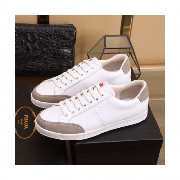 Prada 2019 Mens Leather Sneakers - 프라다 2019 남성용 레더 스니커즈,PRAS0277,Size(240 