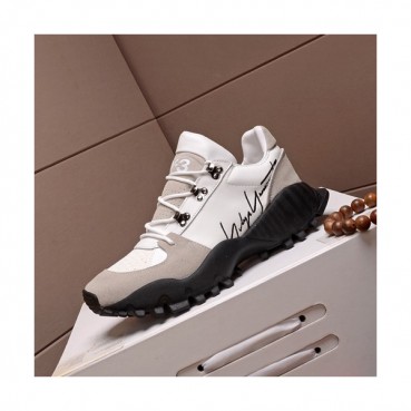 Y-3 2020 Mens Leather Sneakers 