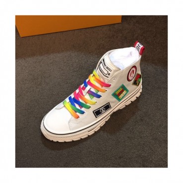 Louis Vuitton 2020 Mens Leather Sneakers - 루이비통 2020 남성용 레더 스니커즈 LOUS0600,Size(240 