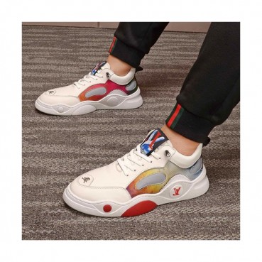 Louis Vuitton 2020 Mens Leather Sneakers - 루이비통 2020 남성용 레더 스니커즈 LOUS0595,Size(240 