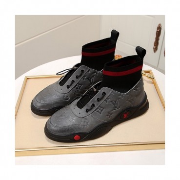 Louis Vuitton 2020 Mens Leather Sneakers - 루이비통 2020 남성용 레더 스니커즈 LOUS0592,Size(240 