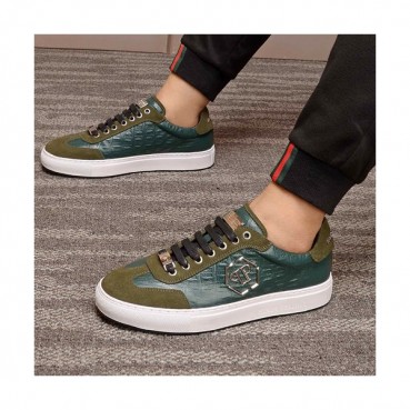 Philipp plein 2020 Mens Leather Sneakers  - 필립플레인 2020 남성용 레더 스니커즈 PPS0176,Size(240 