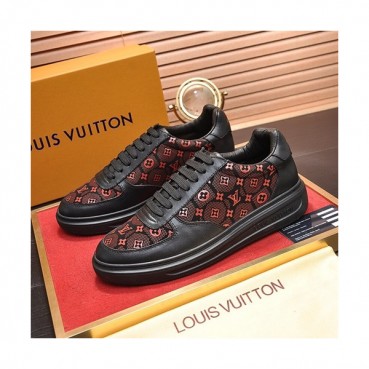 Louis Vuitton 2020 Mens Leather Sneakers - 루이비통 2020 남성용 레더 스니커즈 LOUS0555,Size(240 