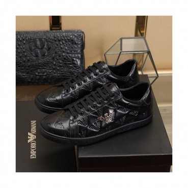 Armani 2020 Mens Leather Sneakers  - 알마니 2020 남성용 레더 스니커즈 ARMS0138,Size(240 