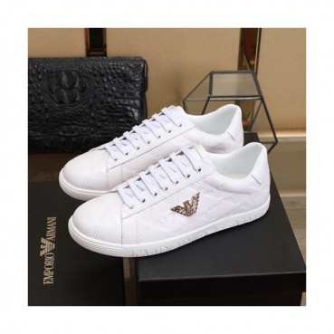 Armani 2020 Mens Leather Sneakers  - 알마니 2020 남성용 레더 스니커즈 ARMS0137,Size(240 
