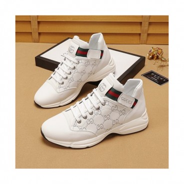 Gucci 2020 Mens Leather Sneakers - 구찌 2020 남성용 레더 스니커즈 GUCS0654,Size(240 