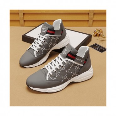 Gucci 2020 Mens Leather Sneakers - 구찌 2020 남성용 레더 스니커즈 GUCS0652,Size(240 