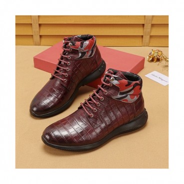 Ferragamo 2020 Mens Leather Sneakers - 페라가모 2020 남성용 레더 스니커즈, FGMS00163,Size(240 