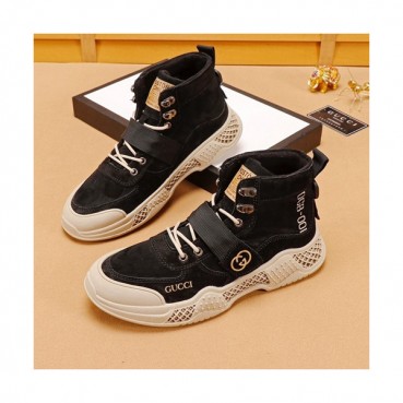 Gucci 2019 Mens Leather Sneakers - 구찌 2019 남성용 레더 스니커즈 GUCS0615,Size(240 