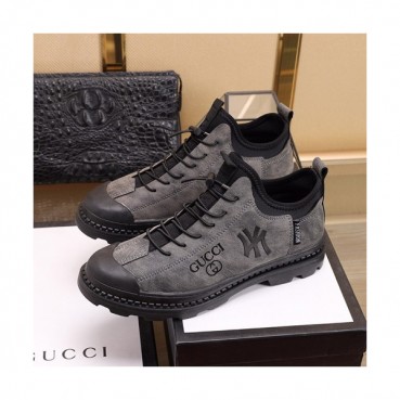Gucci 2019 Mens Leather Sneakers - 구찌 2019 남성용 레더 스니커즈 GUCS0613,Size(240 