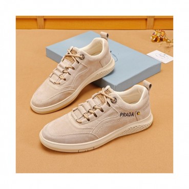 Prada 2019 Mens Leather Sneakers - 프라다 2019 남성용 레더 스니커즈,PRAS0254,Size(240 