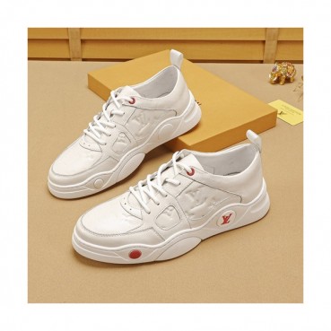 Louis Vuitton 2019 Mens Leather Sneakers - 루이비통 2019 남성용 레더 스니커즈 LOUS0522,Size(240 