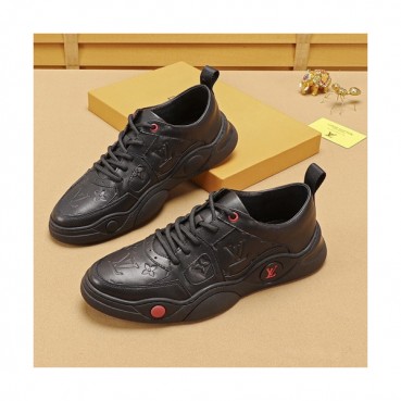 Louis Vuitton 2019 Mens Leather Sneakers - 루이비통 2019 남성용 레더 스니커즈 LOUS0521,Size(240 