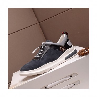 Gucci 2019 Mens Leather Sneakers - 구찌 2019 남성용 레더 스니커즈 GUCS0612,Size(240 
