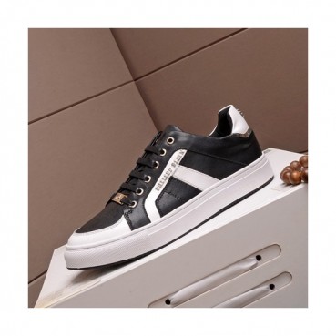 Philipp plein 2019 Mens Leather Sneakers  - 필립플레인 2019 남성용 레더 스니커즈 PPS0166,Size(240 
