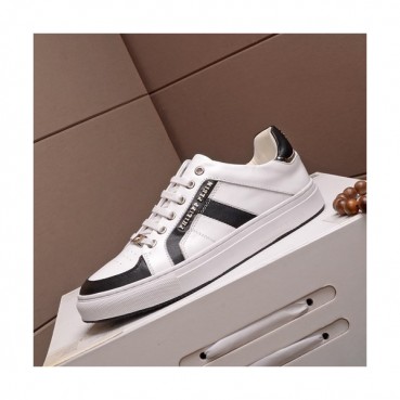 Philipp plein 2019 Mens Leather Sneakers  - 필립플레인 2019 남성용 레더 스니커즈 PPS0164,Size(240 