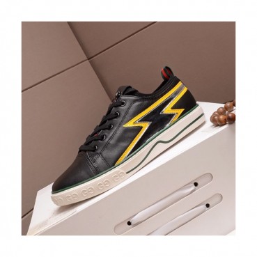 Gucci 2019 Mens Leather Sneakers - 구찌 2019 남성용 레더 스니커즈 GUCS0604,Size(240 